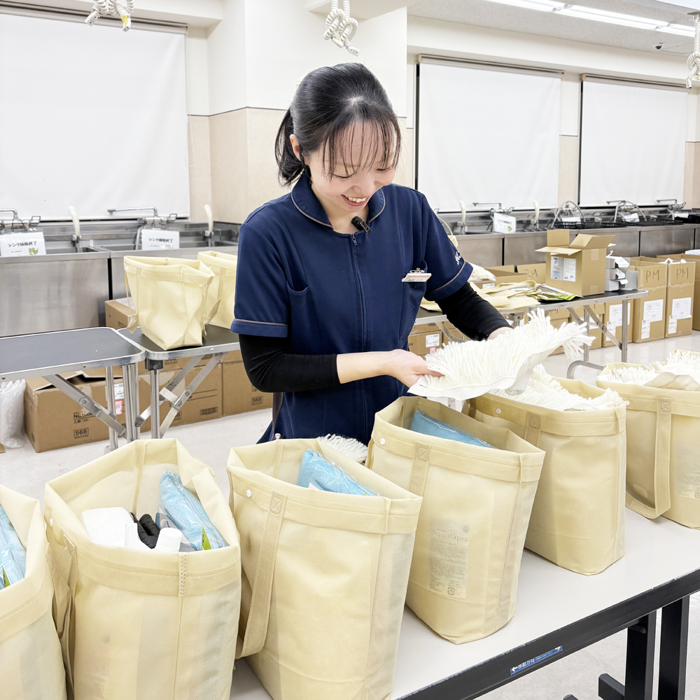新入生の実習器具準備！